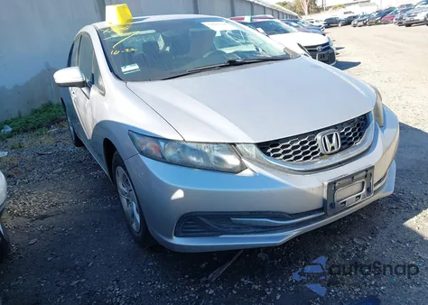 2015 Honda Civic Lx из США, поврежденный, VIN 19XFB2F50FE273748